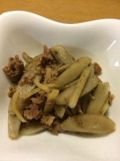 簡単☆牛肉とごぼうのしぐれ煮-レシピのメイン写真