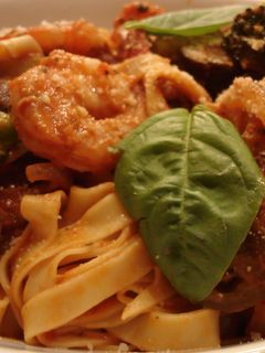 海老と茄子のトマトクリームパスタ-レシピのメイン写真