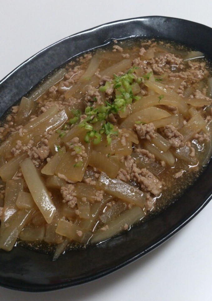 大根と豚ひき肉の甘辛煮-レシピのメイン写真