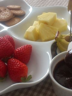 バレンタインに☆チョコフォンデュ♪-レシピのメイン写真