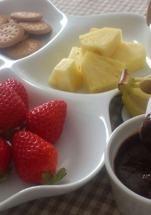 バレンタインに☆チョコフォンデュ♪-レシピのメイン写真