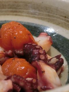 タコとミニトマトのにんにく炒め-レシピのメイン写真