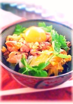 別格のとろとろ親子丼＊〜炙り鶏で〜-レシピのメイン写真