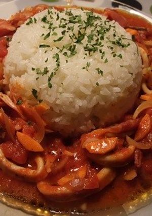 イカとベーコンのトマト煮 アレンジ版-レシピのメイン写真