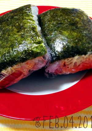 ポーク(スパム)卵のタルタル入りおにぎり-レシピのメイン写真