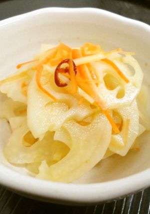 風邪も吹き飛ぶ？レンコンの中華風甘酢漬け-レシピのメイン写真