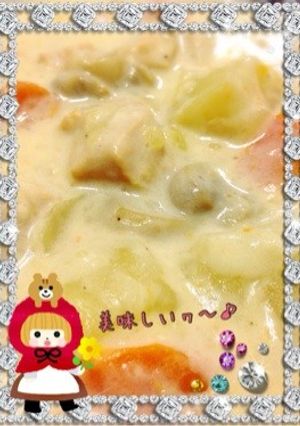ホワイトシチュウ…(o˘◡˘o)-レシピのメイン写真