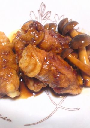 肉巻きin梅&チーズ♪照り焼き-レシピのメイン写真