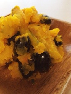素材の味*黒豆カボチャサラダ-レシピのメイン写真