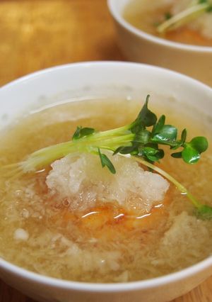 魚河岸あげと大根おろしのスープ-レシピのメイン写真