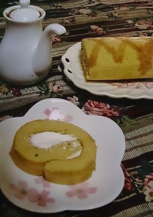 ソイソース(醤油)ロールケーキ-レシピのメイン写真