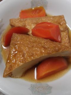 厚揚げと人参の煮物-レシピのメイン写真