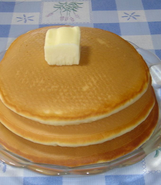 Meguページ ☆ふわふわパンケーキ☆ by ☆栄養士のれしぴ☆ 【クックパッド】 簡単