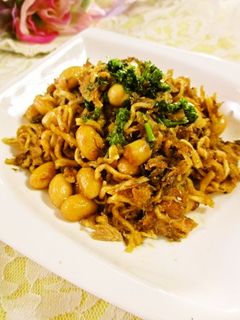 健脳食♡さば缶&切干&大豆のカレー炒め-レシピのメイン写真
