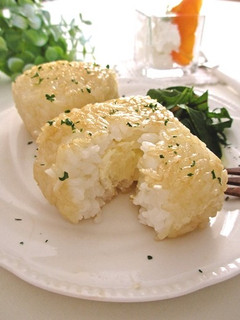 チーズイン♪バター焼きおにぎり…-レシピのメイン写真
