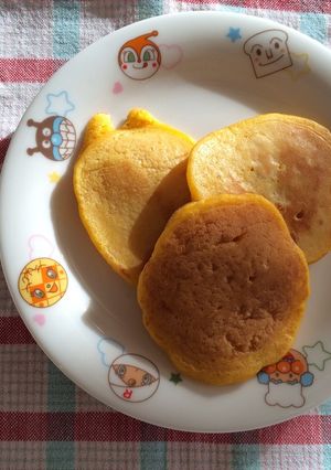 離乳食完了期 パンプキンパンケーキ-レシピのメイン写真