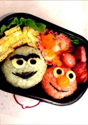 キャラ弁☆まんまるオスカーとエルモ-レシピのメイン写真