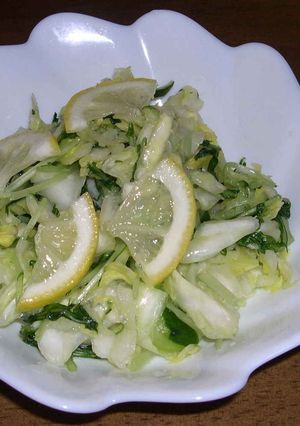 キャベツとみず菜のさわやかサラダ-レシピのメイン写真