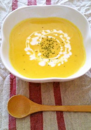 家族に好評♪かぼちゃスープ-レシピのメイン写真