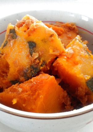簡単美味♪染み柔鰹出汁かぼちゃの煮物-レシピのメイン写真