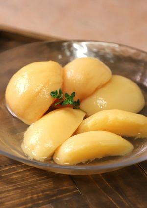 桃のコンポート-レシピのメイン写真