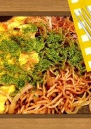 こどもが大すき味の饗宴オムカレー焼きそば-レシピのメイン写真