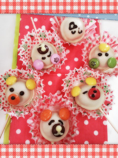鈴カステラdeくまチョコ-レシピのメイン写真