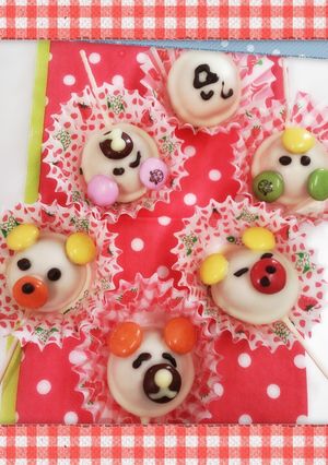 鈴カステラdeくまチョコ-レシピのメイン写真