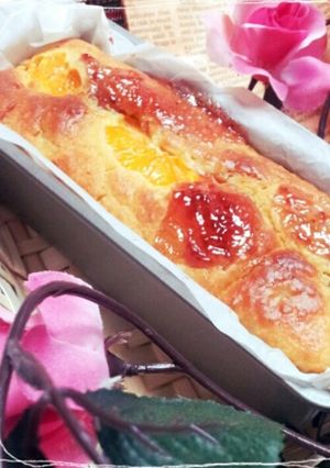 リンゴとさつま芋のオレンジパウンドケーキ-レシピのメイン写真