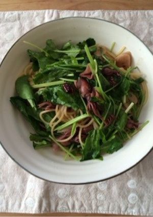 ほたるいかとルッコラのパスタ-レシピのメイン写真