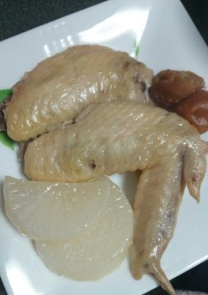 手羽先の梅干煮-レシピのメイン写真