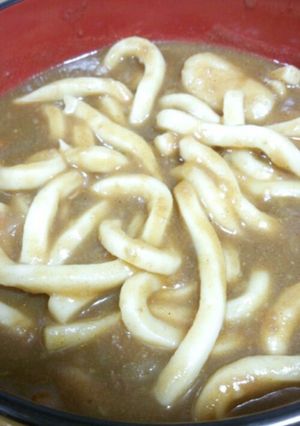 カレーの翌日は簡単☆カレーうどん-レシピのメイン写真