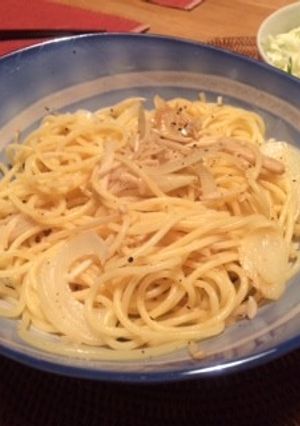 簡単すぎ！！黒こしょうパスタ☆ランチにも-レシピのメイン写真