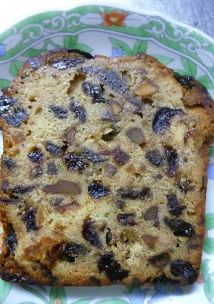 一年かけて作るフルーツケーキ-レシピのメイン写真