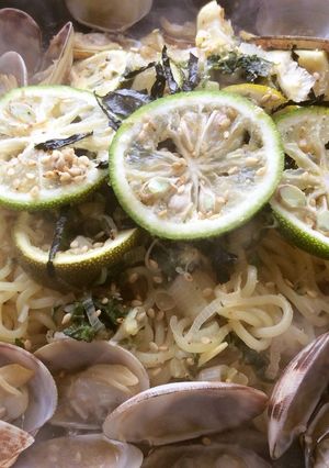 大分名物かぼすのあっさり蒸し焼きそば-レシピのメイン写真