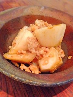 ほっこり山芋と鶏挽肉のそぼろ煮‼︎-レシピのメイン写真