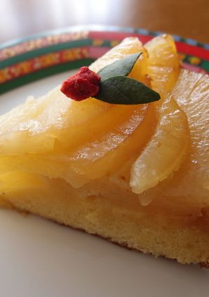 パイン缶を使ってアップサイドダウンケーキ-レシピのメイン写真