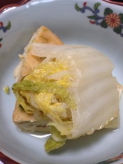 白菜と厚揚げのさっと煮-レシピのメイン写真