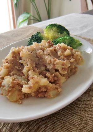 じゃが芋と豚ひき肉の和風マッシュポテト風-レシピのメイン写真
