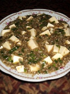 ヘルシーなキノコのマーボー豆腐-レシピのメイン写真