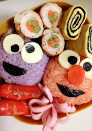 簡単!エルモのキャラ弁♡-レシピのメイン写真