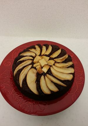 ココアとリンゴのケーキ-レシピのメイン写真