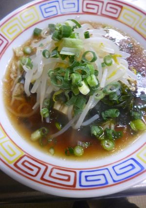 もやしいっぱいの醤油ラーメン-レシピのメイン写真