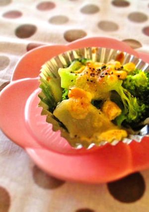 お弁当に☆ポテトとブロッコリーのグラタン-レシピのメイン写真