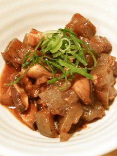 コンニャクと椎茸のピリ辛炒め-レシピのメイン写真