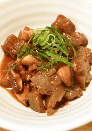 コンニャクと椎茸のピリ辛炒め-レシピのメイン写真