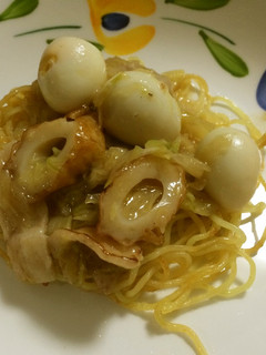 鶉の卵入りあんかけ焼きそば-レシピのメイン写真