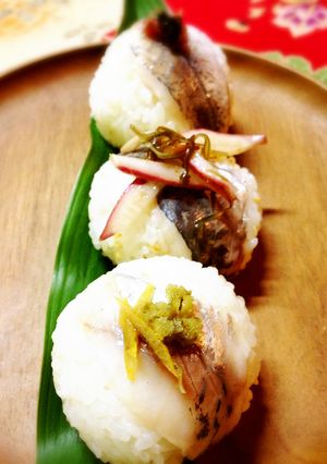 柚子昆布〆アジの手まり寿司-レシピのメイン写真