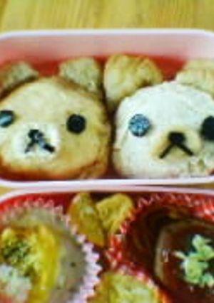 リラックマ弁当-レシピのメイン写真