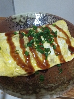 焼きそばを卵で包んでみました-レシピのメイン写真